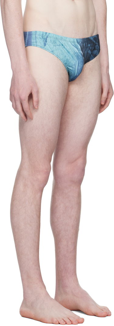 Badetøj Jean Paul Gaultier Jean Paul Gaultier Printed Swim Briefs Blå | 25/03-M-SW064-J010P-5557, 1