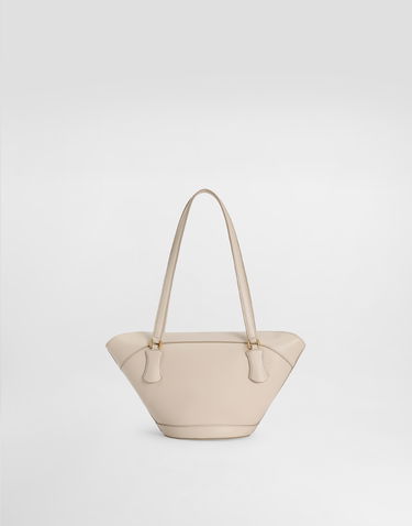 Håndtaske Dolce & Gabbana Dolce & Gabbana Capri Coffa Calfskin Bag Beige | BB7815AK27480004, 2