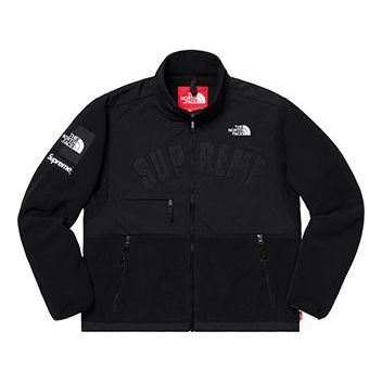 Puffer jakke Supreme Arc Logo Denali Fleece Jacket Sort | SUP-SS19-545, 0