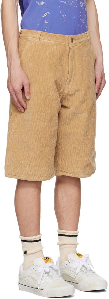 Shorts ERL Corduroy Three-Pocket Shorts Beige | ERL06P006, 1