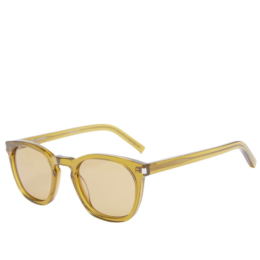 Solbriller Saint Laurent Saint Laurent SL 28 Sunglasses Grøn | 30000081053