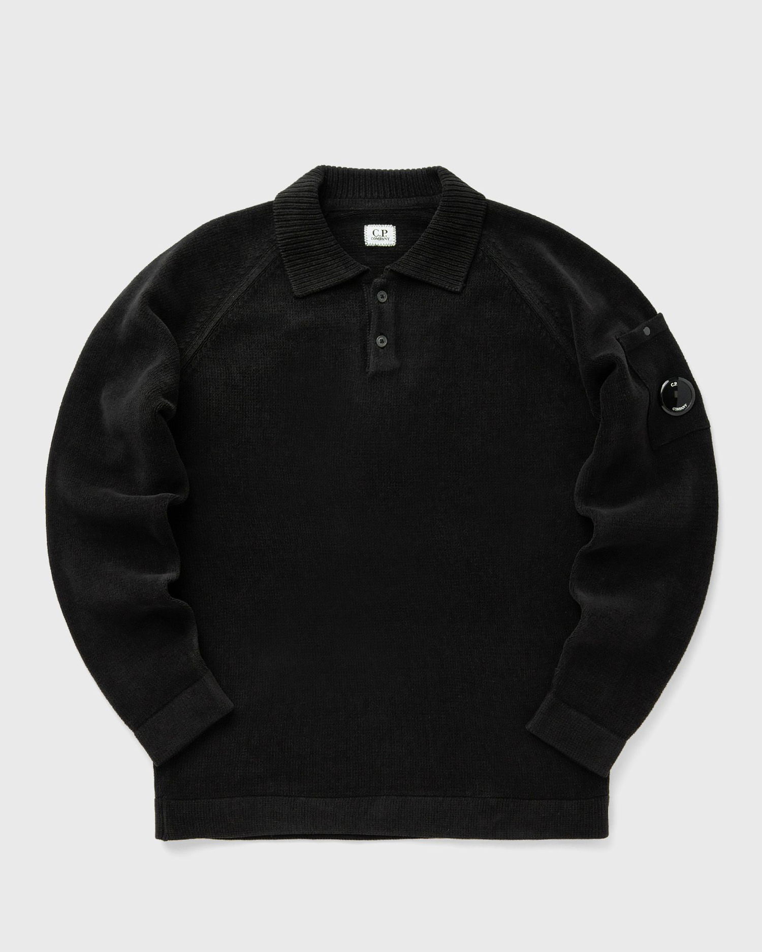 Sweater C.P. Company C.P. Company Chenille Cotton Polo Knit Sort | 18CMKN070A005687G-999, 0