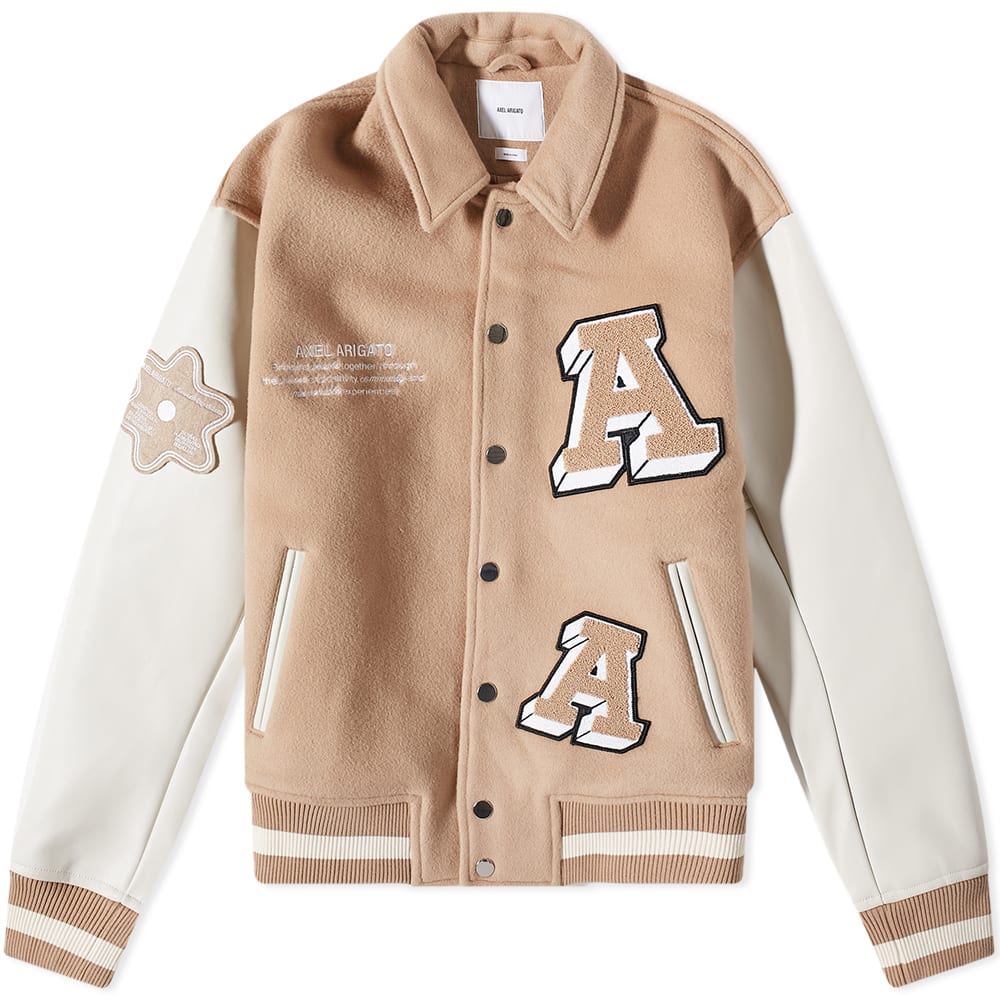Jakke AXEL ARIGATO Illusion Varisty Jacket Beige | A0543010, 0