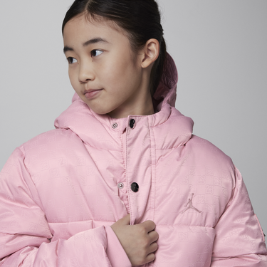 Puffer jakke Jordan Jordan 23 Jacquard Filled Jacket Lyserød | HQ7916-670, 2