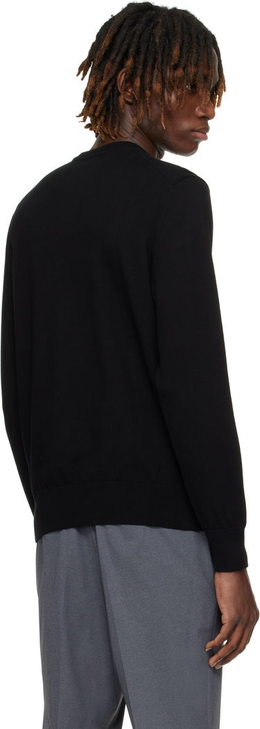 Sweater BOSS BOSS Cotton-Cashmere Regular-Fit Sweater Sort | 50527583, 2
