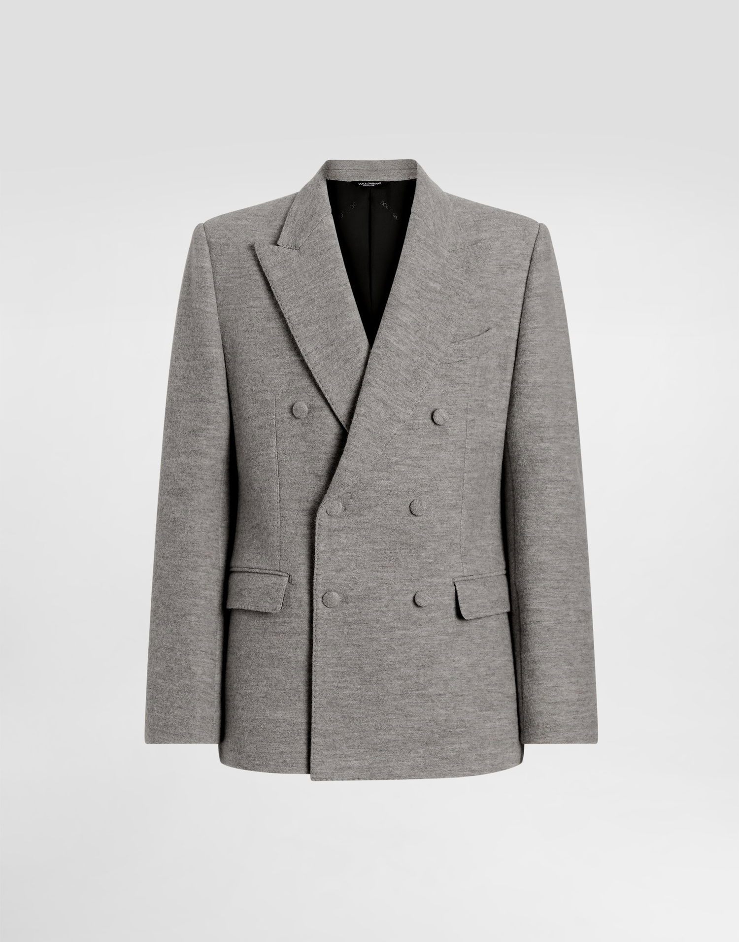 Jakke Dolce & Gabbana Dolce & Gabbana Double-breasted Taormina Jacket Grå | G2VI5THU2AXS8230, 0