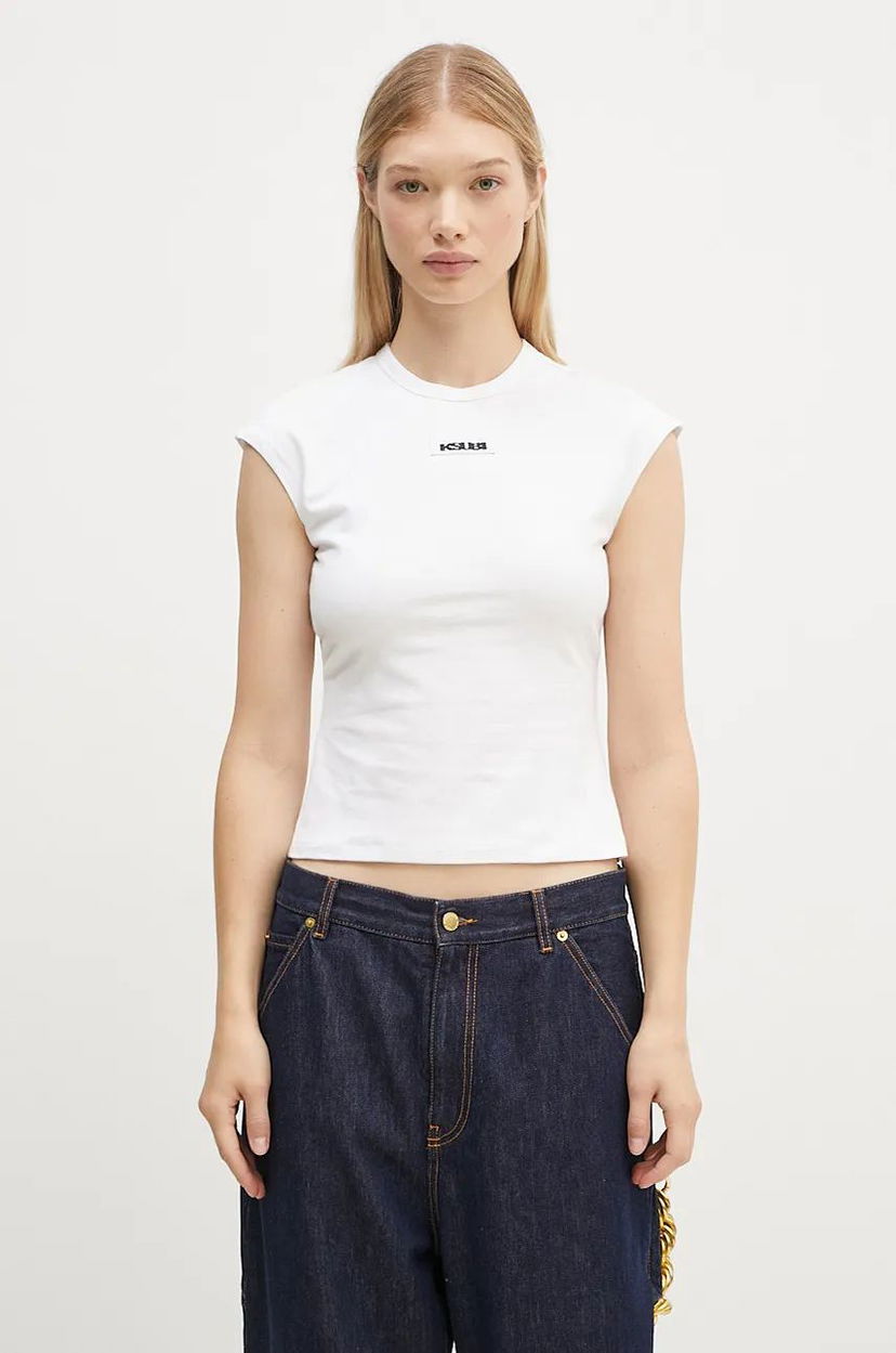 T-shirt Ksubi Staple T-Shirt Hvid | WFA24TE004