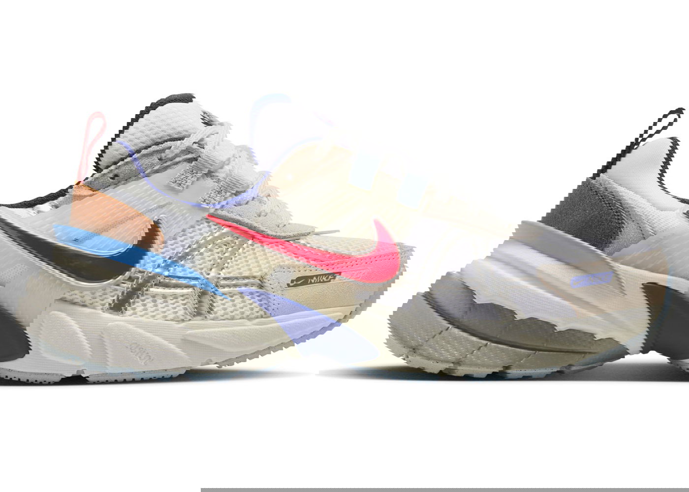 Sneakers og sko Nike V2K Run Metallic Silver Gym Red University Blue (Women's) Grå | HF5724-061, 0
