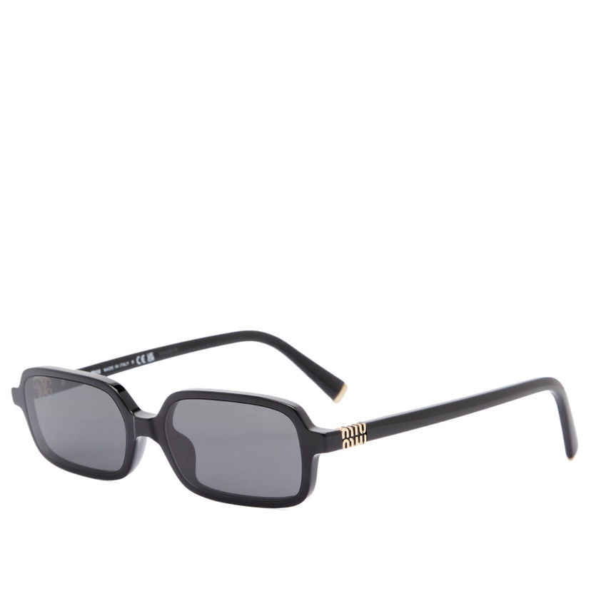 Solbriller Miu Miu Miu Miu 11ZS Rectangular Sunglasses Sort | 0MU-11ZS-51-16K5S0