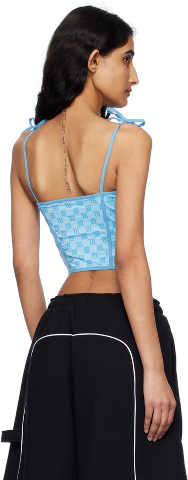 Tanktop MISBHV MISBHV Monogram Coquette Tank Top Blå | 250W114, 2