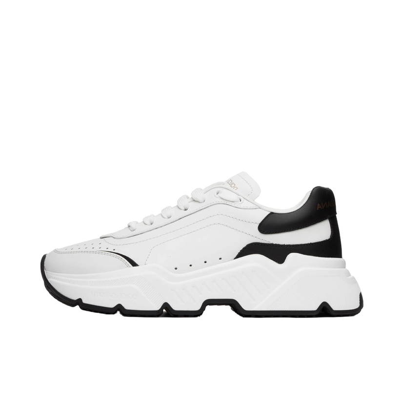 Sneakers og sko Dolce & Gabbana White Daymaster Low-Top Sneakers Hvid | CS1791AX589