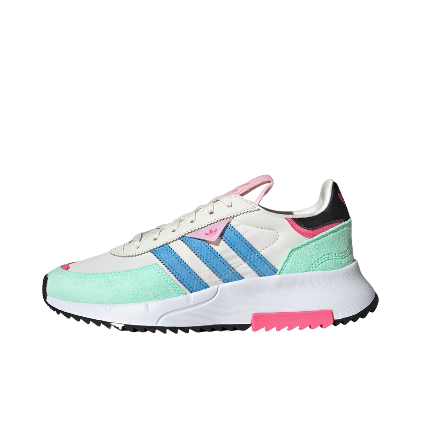 Sneakers og sko adidas Originals Retropy F2 Off White Pulse Blue Pulse Mint W Turkis | HQ4418