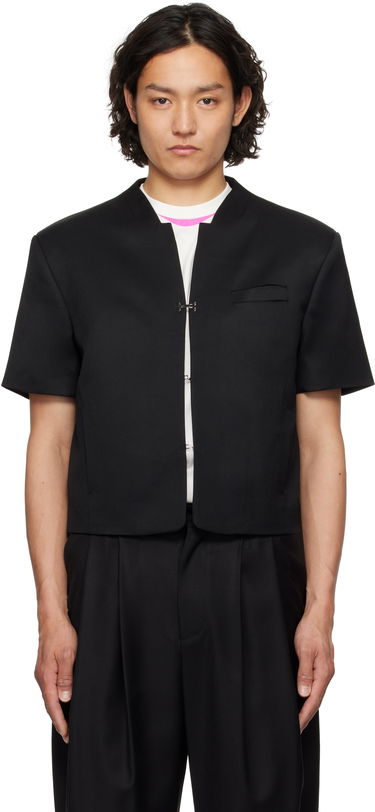 Jakke ADER ERROR ADER error Set-Up Short Sleeve Blazer Sort | BO01SSBZ0206BK, 0