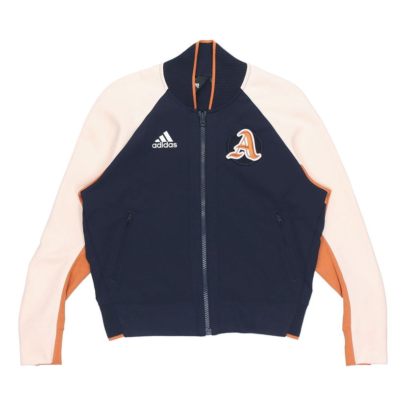 Bomberjakke adidas Originals Long Sleeve Bomber Jacket Mørkeblå | DX8420