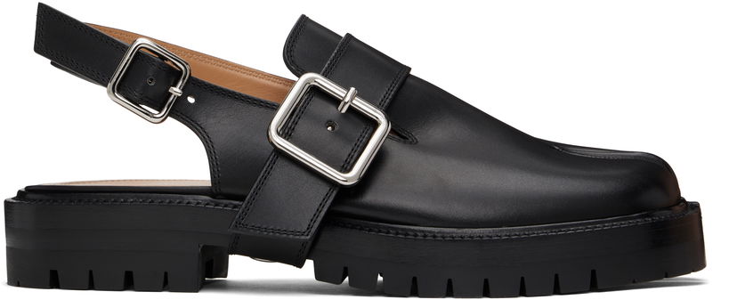 Skopleje Maison Margiela Maison Margiela Tabi County Slingback Loafers Sort | S57WP0103 P3292