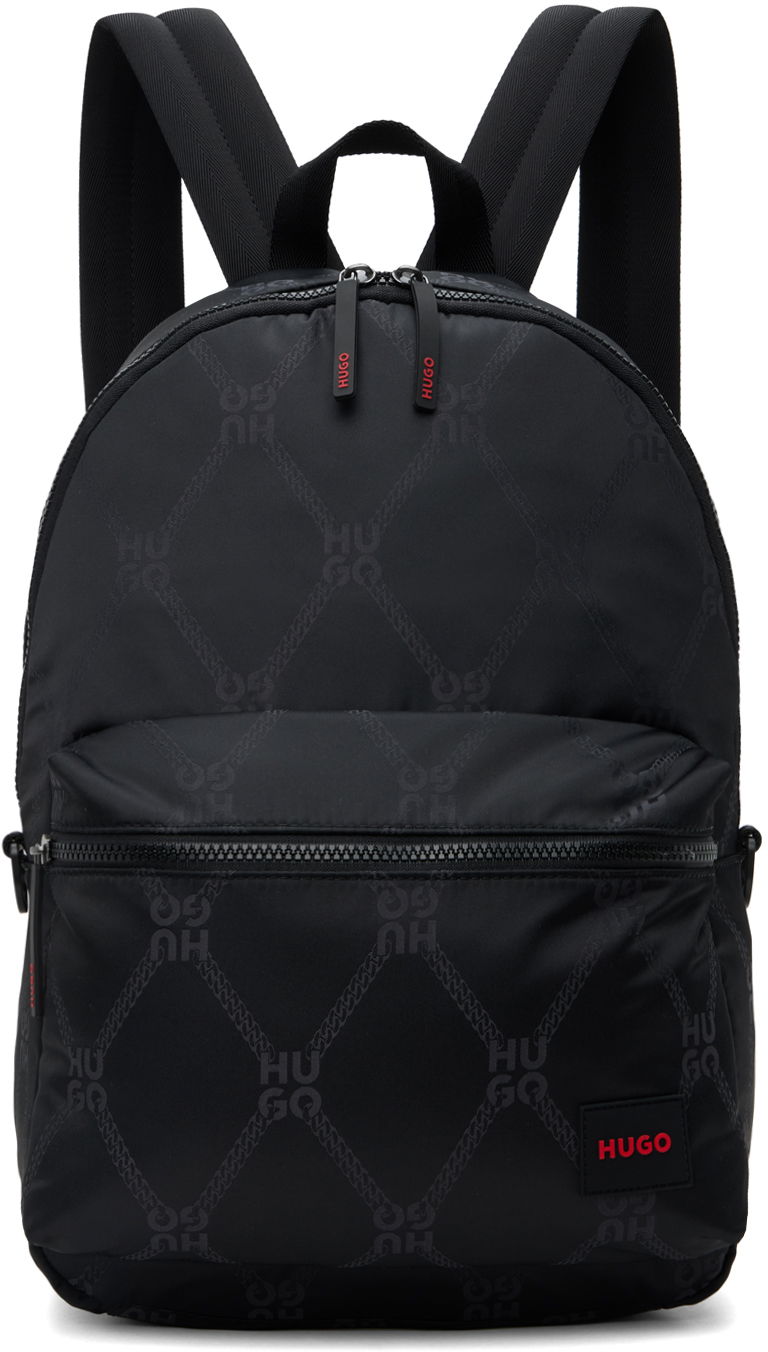 Rygsæk BOSS Logo Backpack Sort | 50529424
