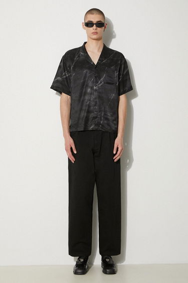 Skjorte Stampd STAMPD Regular Fit Shirt with Classic Collar Sort | SLA.M3313BD.BMB, 1