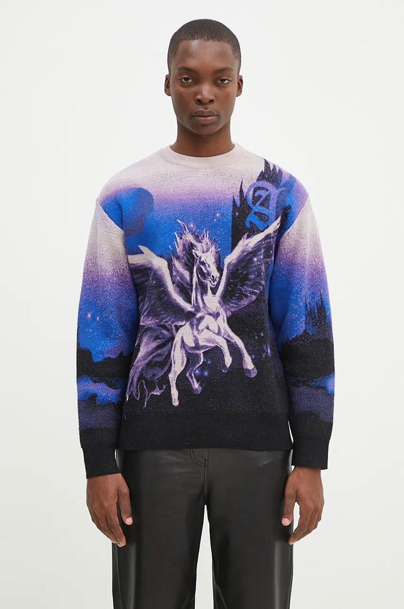 Sweater Aries Pegasus Knit Sweater Lilla | AR2004002