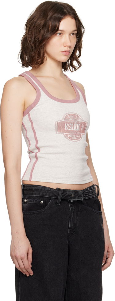 Tanktop Ksubi Ksubi Pitt Lane Origin Tank Top Hvid | WPF25SI002, 1