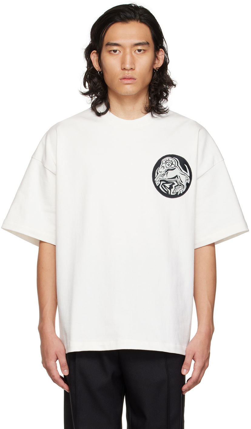 T-shirt Jil Sander Crewneck T-Shirt Hvid | J21GC0018_J45092