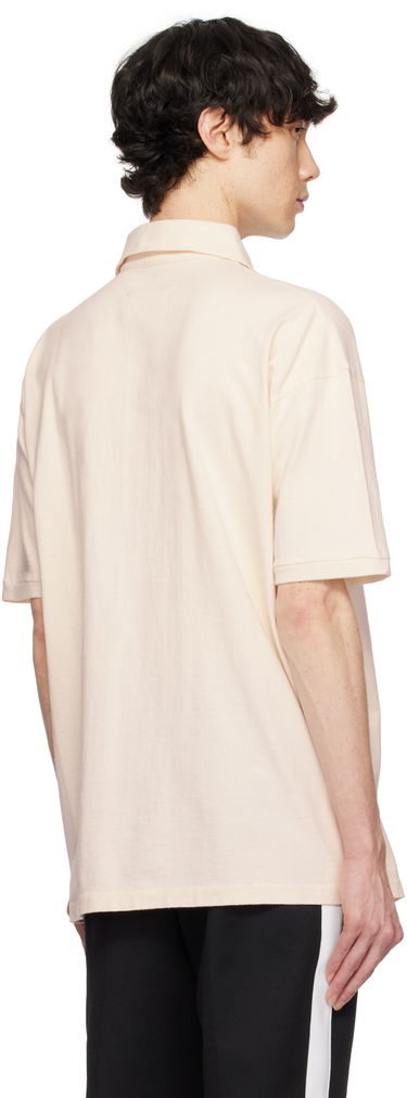 Polo skjorte Maison Margiela Maison Margiela Printed Polo Beige | S50GL0060 M20061, 2