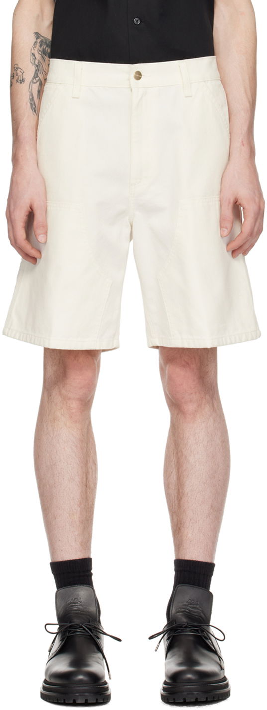Shorts Carhartt WIP Double Knee Shorts Hvid | I033118