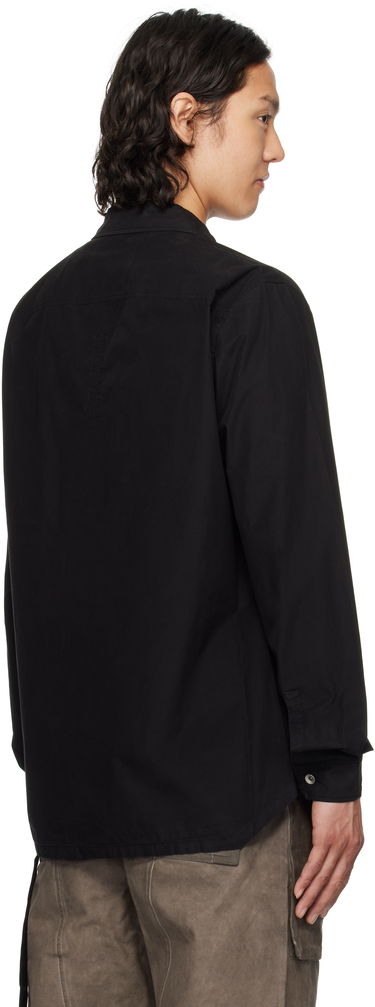 Skjorte Rick Owens Rick Owens DRKSHDW Hollywood Overshirt Sort | DU01E3296 P, 2