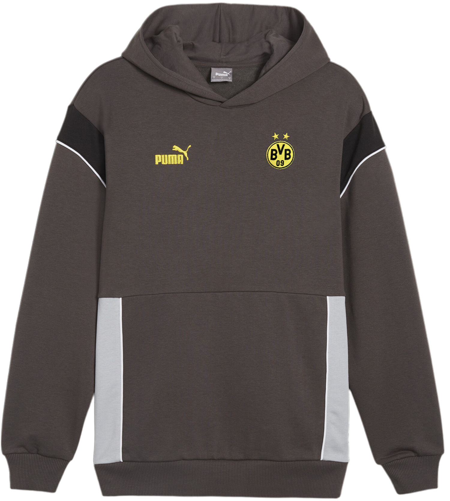 Sweatshirt Puma BVB Dortmund Ftbl Archive Hoody Grå | 774264-04, 0