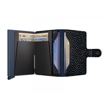 Tegnebog Secrid Slimwallet Giraffina Leather Wallet Mørkeblå | MGi-Blue, 4