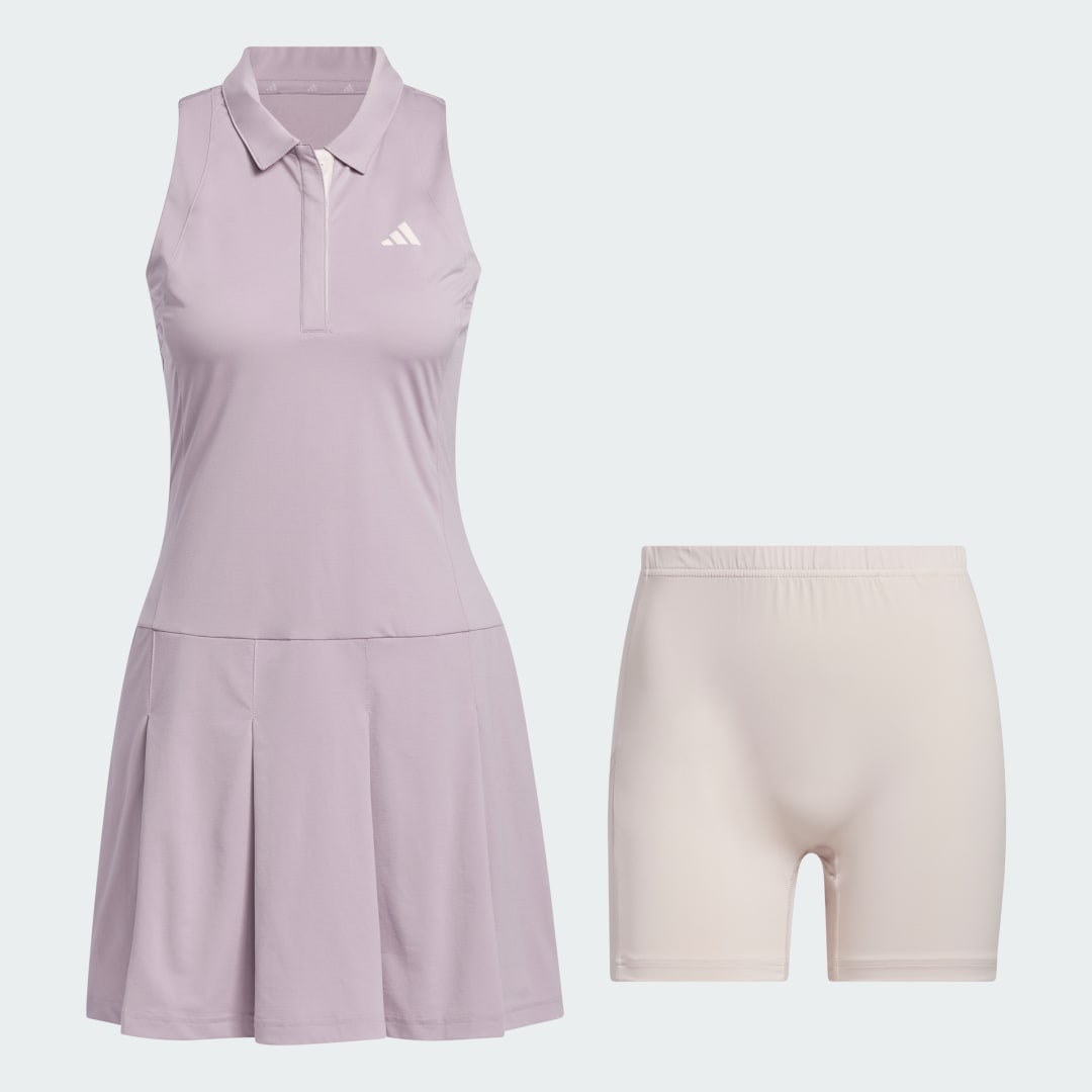 Kjole adidas Performance Ultimate365 Tour Pleated Lyserød | IR8713, 1