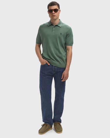 Polo skjorte Polo by Ralph Lauren Knitted Short Sleeve Polo Grøn | 710980682004, 2