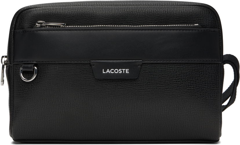 Rejsetaske Lacoste Lacoste Ossian Leather Toiletry Pouch Sort | NH5046OI_000