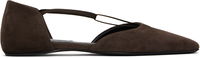 TOTEME Suede T-Strap Ballerina Flats