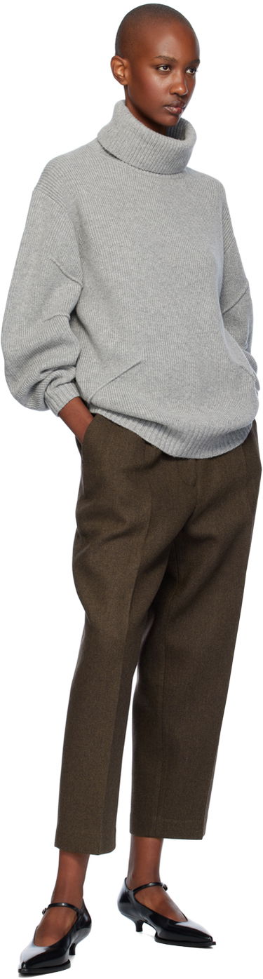 Sweater Helmut Lang Apex Turtleneck Sweater Grå | O06HW708, 3