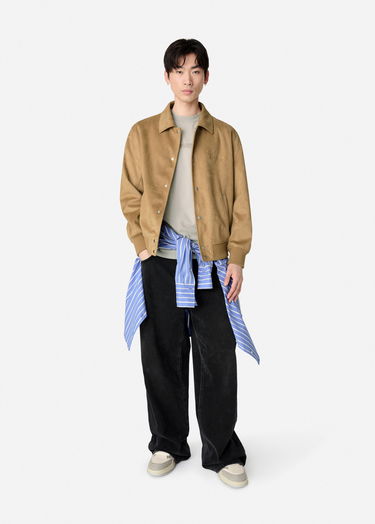 Bomberjakke AXEL ARIGATO Faux Suede Varsity Jacket Beige | A2859002, 6