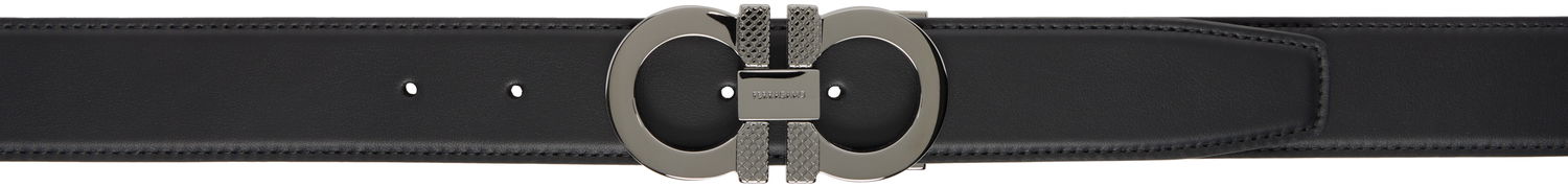 Bælter FERRAGAMO Reversible Adjustable Belt Sort | 750184, 0