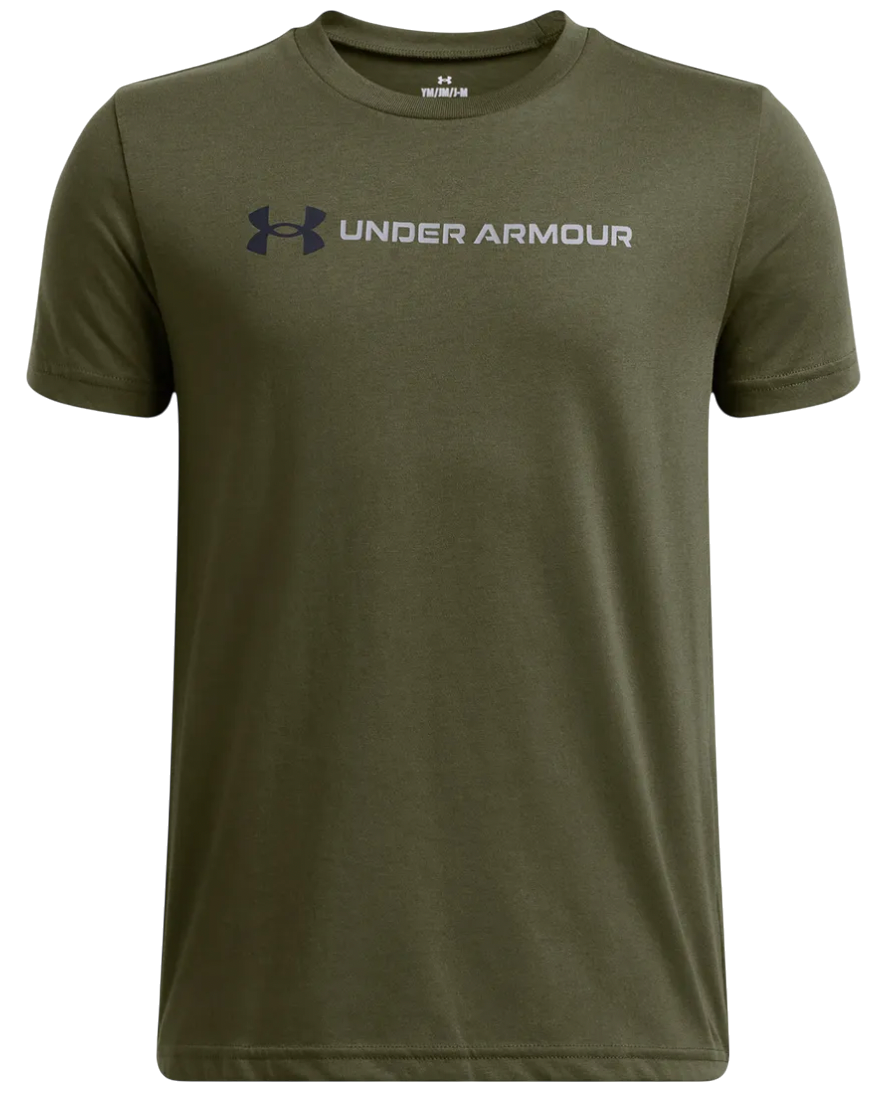 T-shirt Under Armour Logo Wordmark Short Sleeve T-Shirt Grøn | 1389963-390, 0