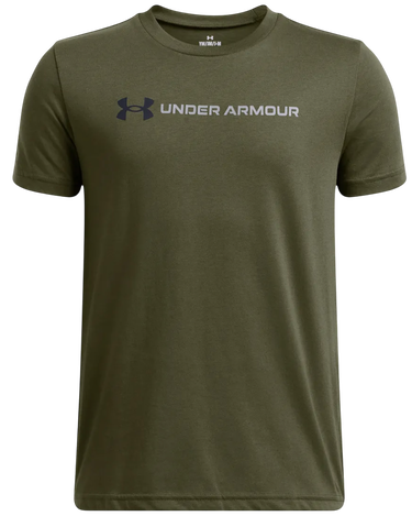 T-shirt Under Armour Logo Wordmark Short Sleeve T-Shirt Grøn | 1389963-390, 0