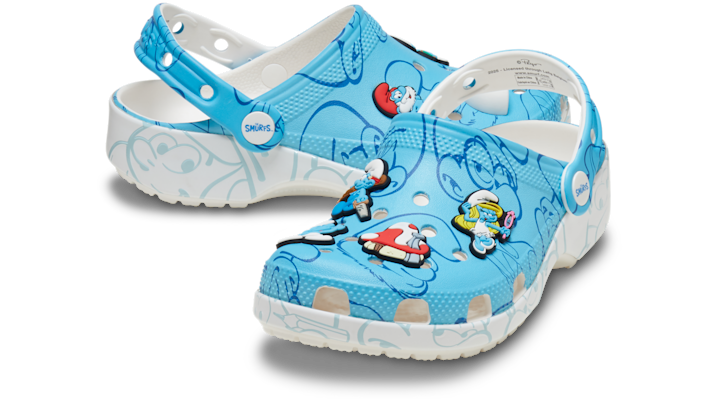 Sneakers og sko Crocs Smurfs Classic Clogs Blå | 210821-90H, 1