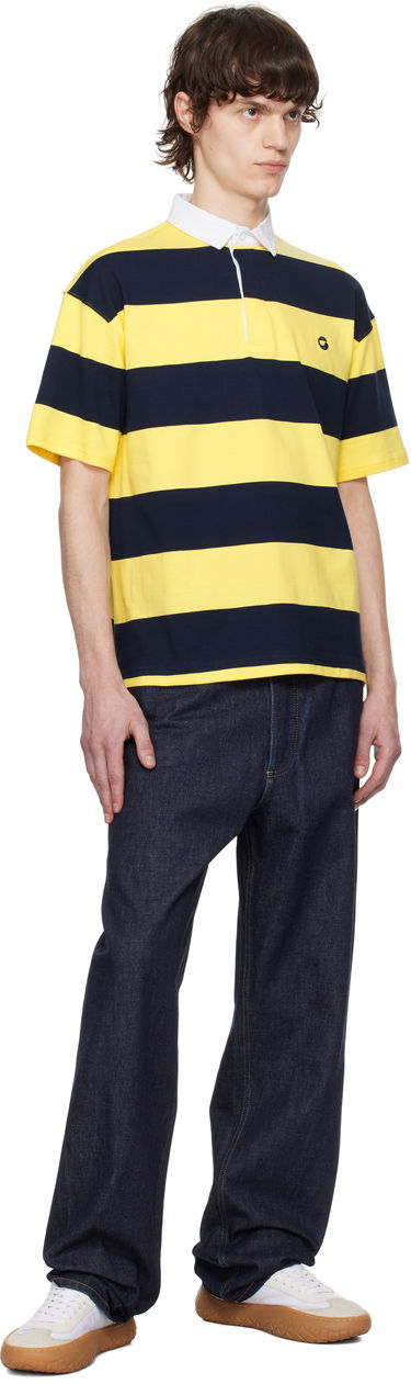 Polo skjorte Coperni Coperni Striped Polo Gul | COPJS117F5026MEN, 3