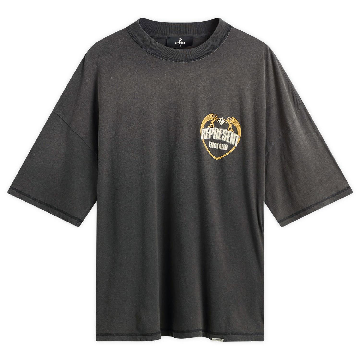 T-shirt Represent Clo Angel Border T-Shirt Grå | MLM100171-04, 0