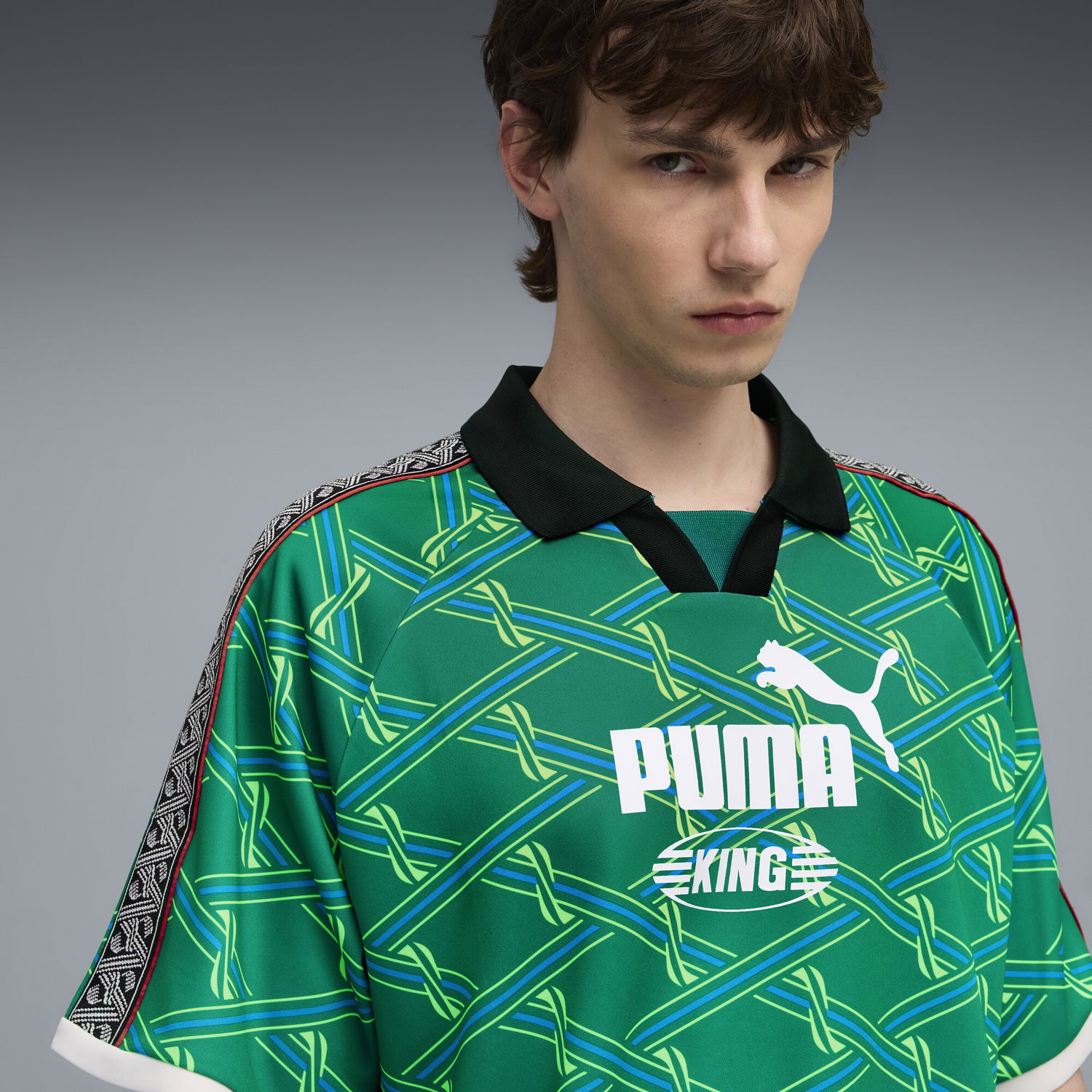 Jersey Puma KING Graphic Football Jersey Grøn | 632336_74, 1