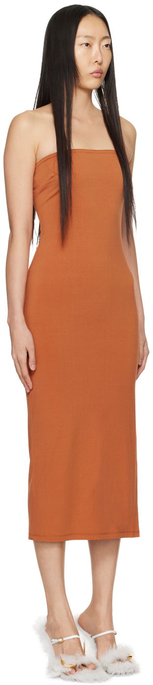 Kjole Miaou Miaou Lila Midi Dress Orange | 5025VISCRI, 1