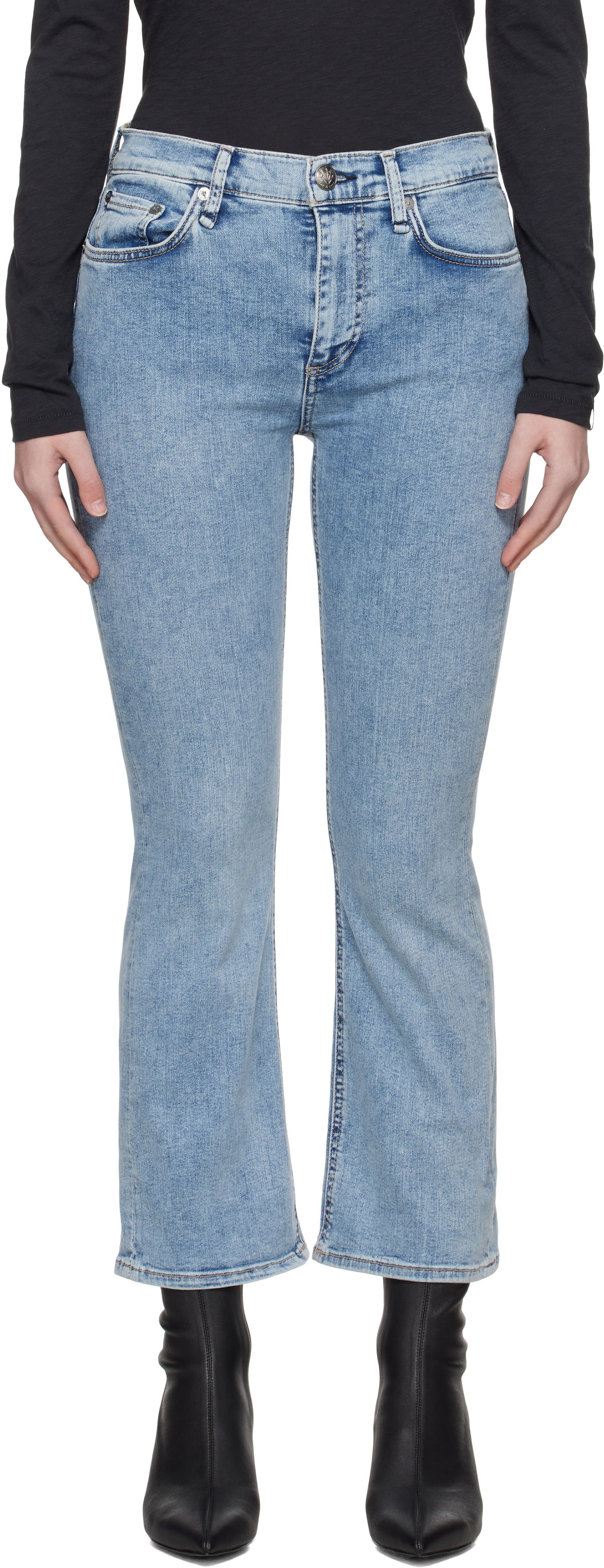 Jeans rag & bone Rag & Bone Epic Peyton Bootcut Jeans Blå | WDD24H2972EPSU, 0