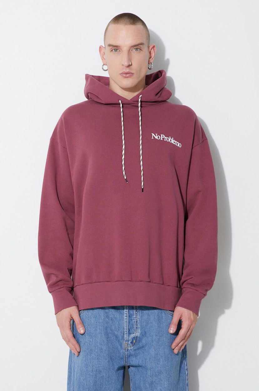 Sweatshirt Aries Hoodie With Print Lilla | FUAR20017