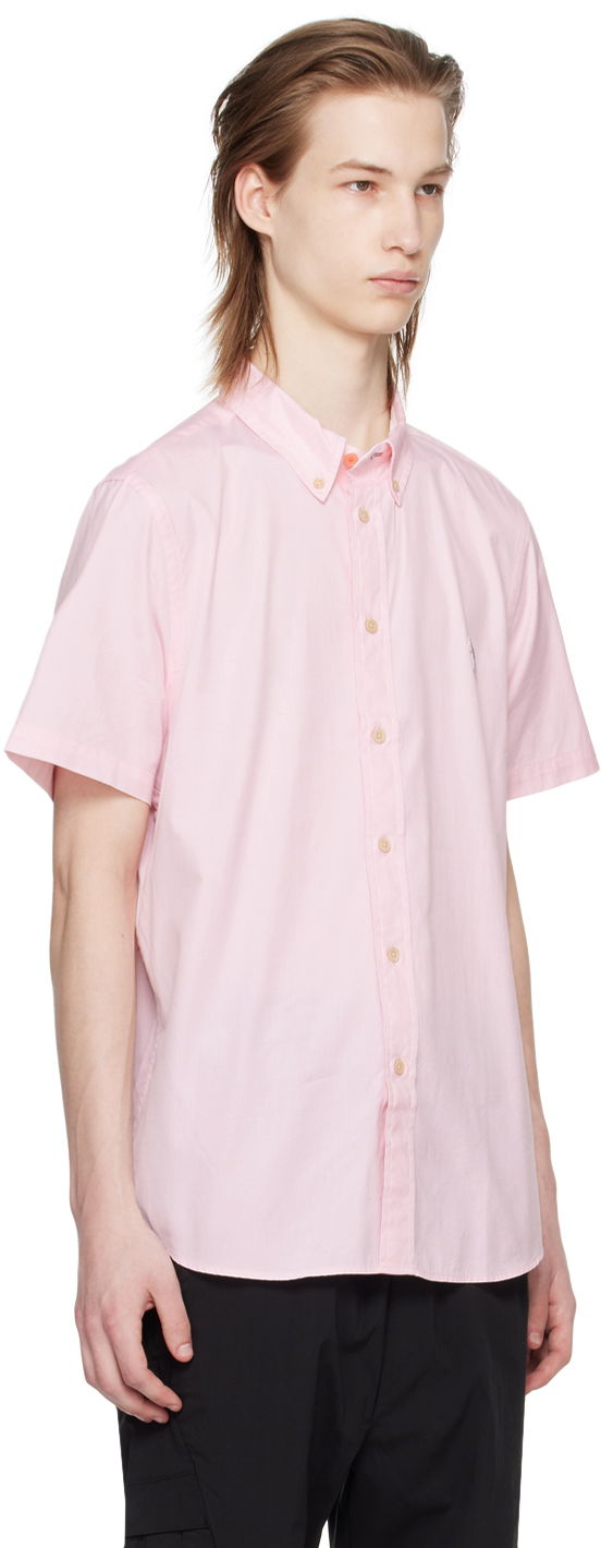 Skjorte Paul Smith PS Paul Smith Zebra Short Sleeve Shirt Lyserød | M2R-285U-FZEBRA-20, 1