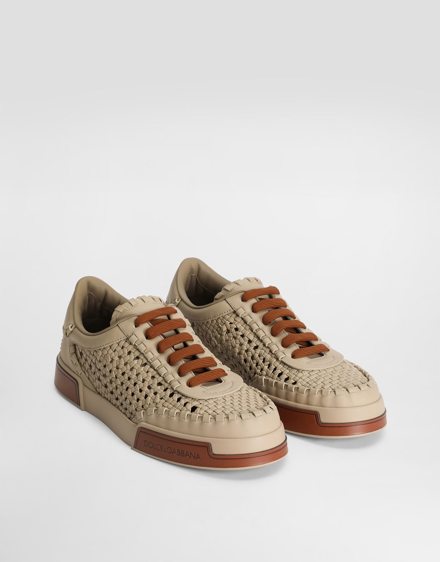 Sneakers og sko Dolce & Gabbana Dolce & Gabbana Portofino Yacht Shoes Beige | A20195A9T938V750, 1