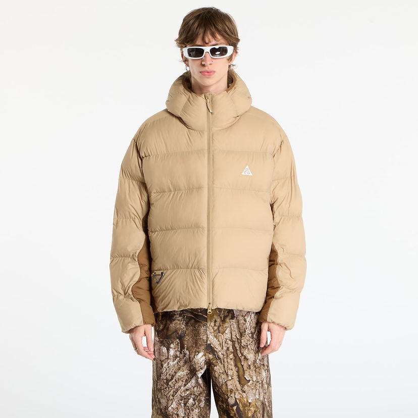 Puffer jakke Nike ACG ACG "Lunar Lake" PrimaLoft® Therma-FIT ADV Loose Hooded Jacket Beige | FV8909-297