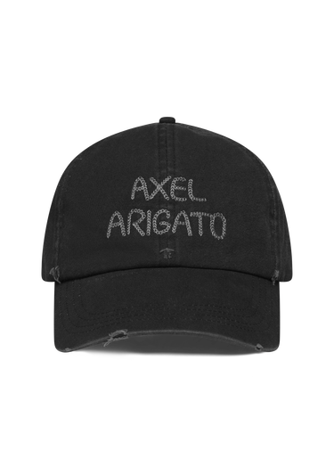 Kasket AXEL ARIGATO Distressed Chain Stitch Cap Sort | X3554002, 0