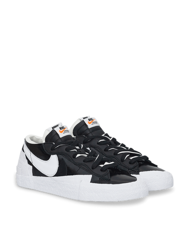 Sneakers og sko Nike sacai x Blazer Low "Black Patent" Sort | DM6443-001, 4
